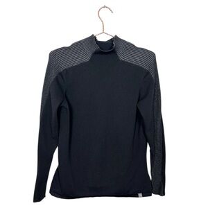 Title Nine Black Mock Neck Knit Sweater